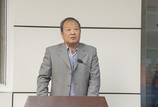 半岛买球官网工会主席翟武汉作比赛总结发言