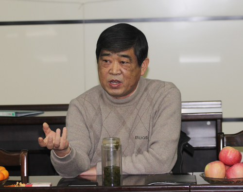 半岛买球官网常务副总经理王海民在会上向大家提出殷切期望